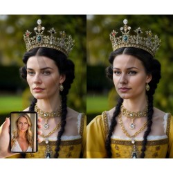 The youthful Queen