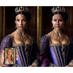 The Queen Ready for her portrait