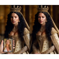 The elegant Queen of England